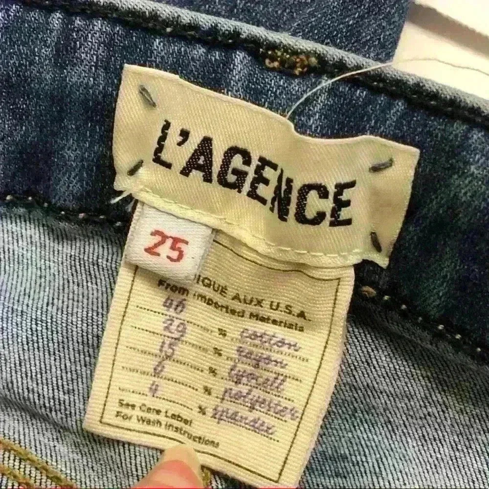 L’Agence Margot High Rise Skinny Light Vintage Denim Jeans - Picture 4 of 11
